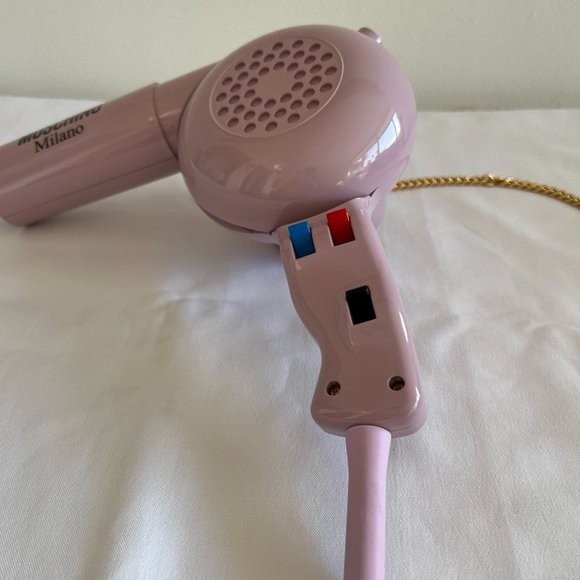 AW21 Moschino Couture Jeremy Scott Blow Dryer Mini Shoulder Bag w/Gold Chains - Picture 9 of 16